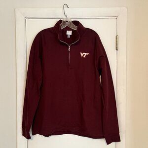 Ladies Virginia Tech Quarter Zip XL